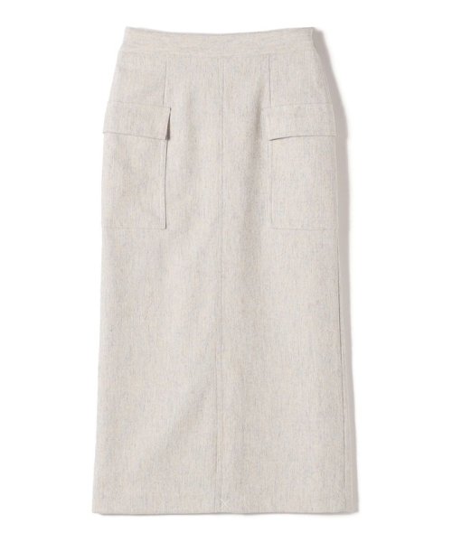 SHIPS WOMEN(シップス　ウィメン)/リサイクル ウール混 ポケット タイト スカート/img01