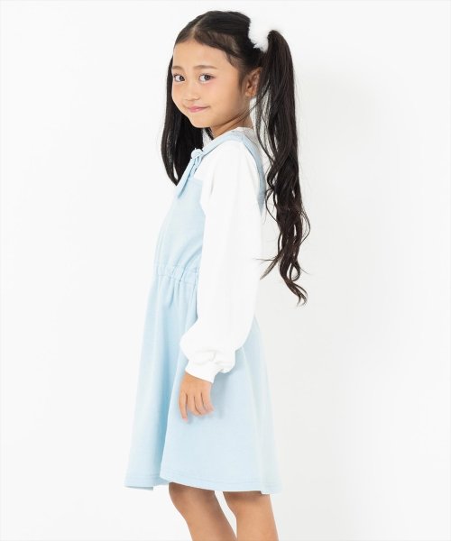 ANAP KIDS(アナップキッズ)/レイヤード風 クリアワッペン 裏毛 スウェット ワンピース/img02