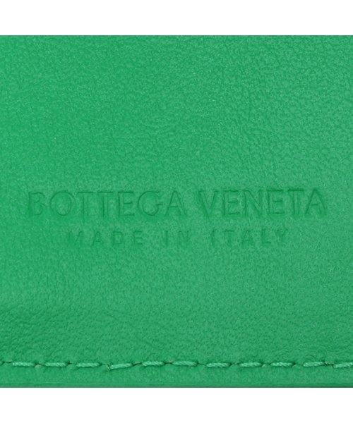 BOTTEGA VENETA(ボッテガ・ヴェネタ)/ボッテガヴェネタ 三つ折り財布 イントレチャート パラキート ミニ財布 グリーン レディース BOTTEGA VENETA 667134 VCPP2 3722/img08