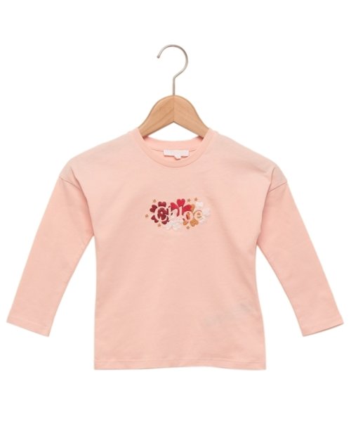 Chloe(クロエ)/クロエ Tシャツ カットソー ロゴ ピンク ガールズ CHLOE C15E34 45K/img01