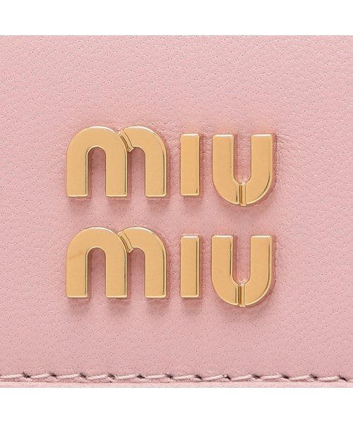 MIUMIU(ミュウミュウ)/ミュウミュウ 三つ折り財布 マテラッセ ミニ財布 ピンク レディース MIU MIU 5ML002 2FPP F0E18/img06