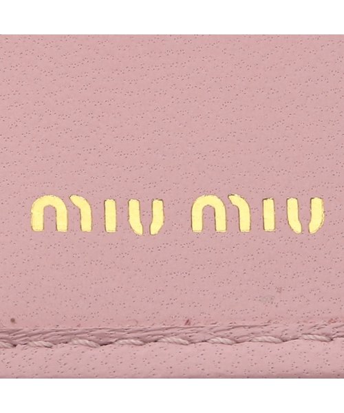 MIUMIU(ミュウミュウ)/ミュウミュウ 三つ折り財布 マテラッセ ミニ財布 ピンク レディース MIU MIU 5ML002 2FPP F0E18/img08