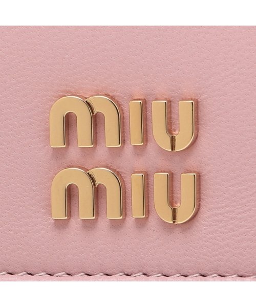 MIUMIU(ミュウミュウ)/ミュウミュウ 二つ折り財布 マテラッセ ピンク レディース MIU MIU 5ML225 2FPP F0E18/img06