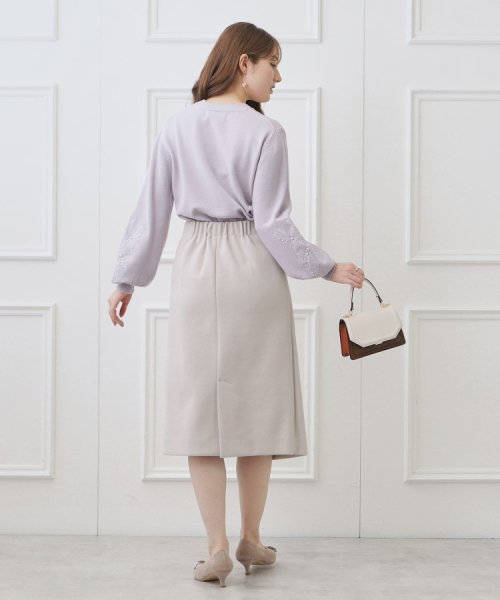 Couture Brooch(クチュールブローチ)/メルジャージラップ風スカート/img03