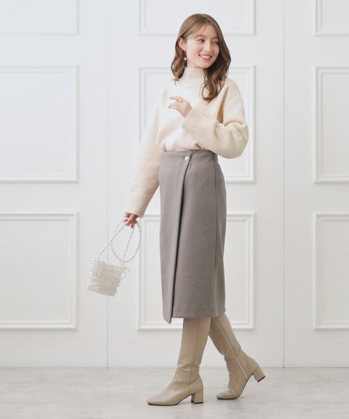 Couture Brooch(クチュールブローチ)/メルジャージラップ風スカート/img15