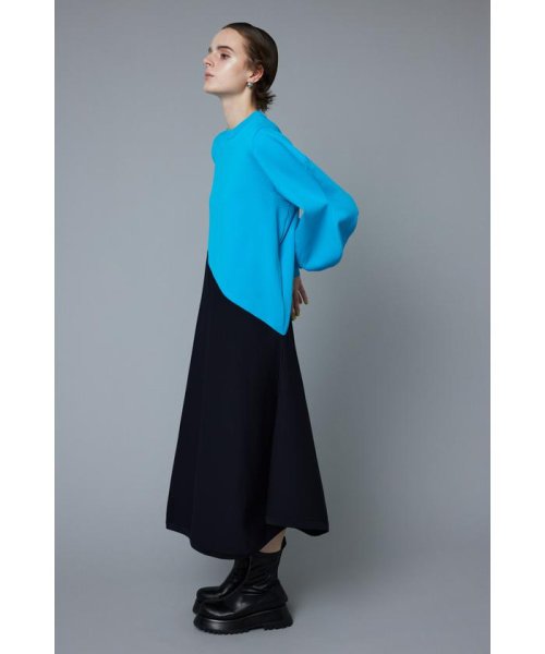 HeRIN.CYE(ヘリンドットサイ)/Asymmetry hem knit dress/img01
