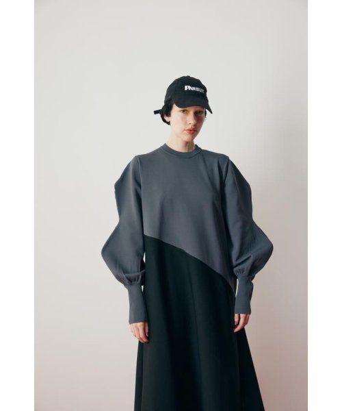HeRIN.CYE(ヘリンドットサイ)/Asymmetry hem knit dress/img12
