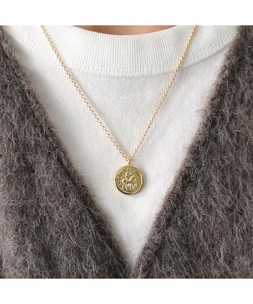 TOMWOOD(トムウッド)/TOMWOOD ネックレス Coin Pendant Gold NP54CONA01S925－9K/img03
