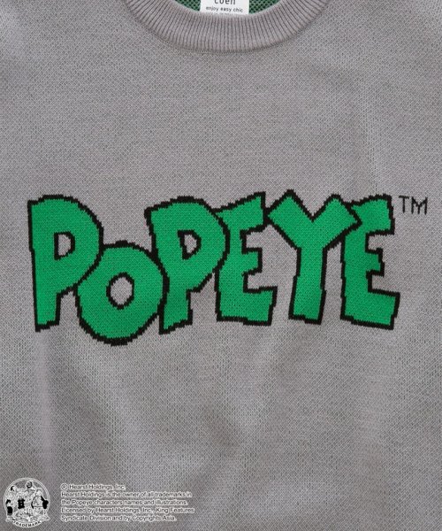 coen(coen)/POPEYE（TM）×coenコラボ　ジャガードニットプルオーバー/img27