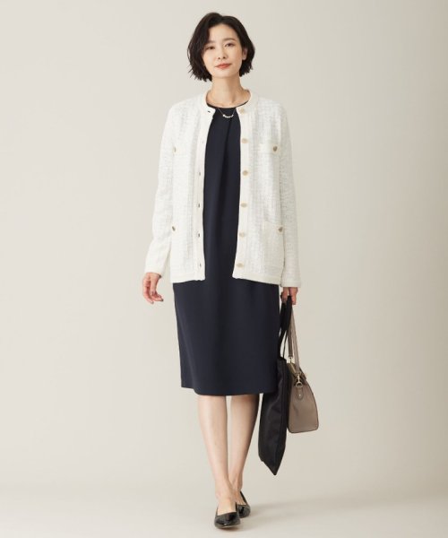 J.PRESS LADIES（LARGE SIZE）(J．プレス　レディス（大きいサイズ）)/【WEB限定カラーあり・洗える】TWEED ニット カーディガン/img04