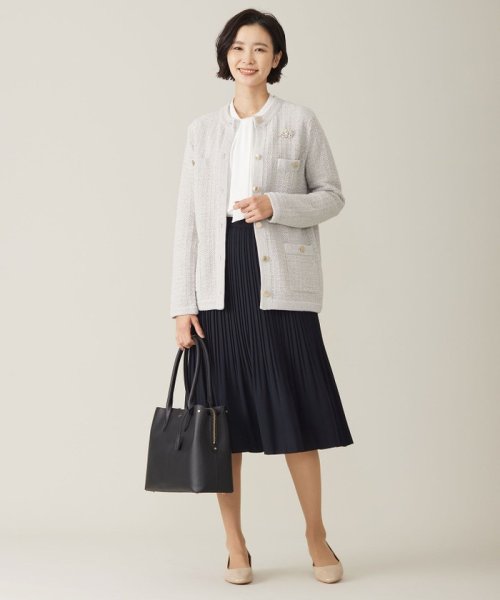 J.PRESS LADIES（LARGE SIZE）(J．プレス　レディス（大きいサイズ）)/【WEB限定カラーあり・洗える】TWEED ニット カーディガン/img05