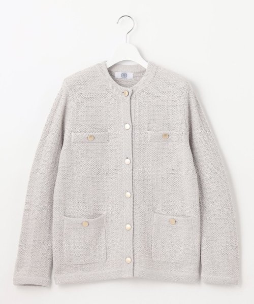 J.PRESS LADIES（LARGE SIZE）(J．プレス　レディス（大きいサイズ）)/【WEB限定カラーあり・洗える】TWEED ニット カーディガン/img10