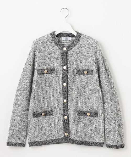 J.PRESS LADIES（LARGE SIZE）(J．プレス　レディス（大きいサイズ）)/【WEB限定カラーあり・洗える】TWEED ニット カーディガン/img12