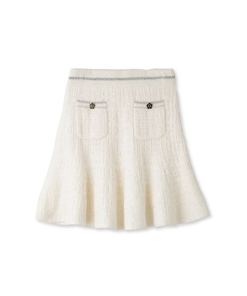 【LILY BROWN × MARY QUANT】ツイードニット スカート WEB・一部店舗限定カラー】【LILY BROWN×MARY QUANT】ツイード