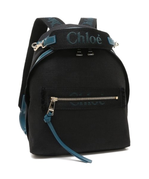 Chloe(クロエ)/クロエ リュック バックパック ウッディ ロゴ ブラック レディース CHLOE CHC23AS379L07 001/img01