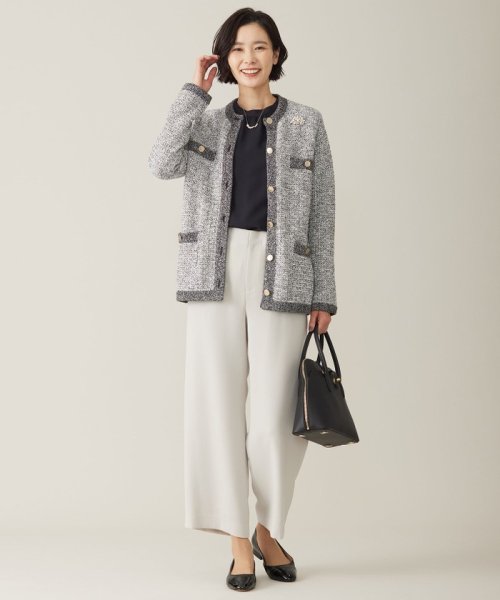 J.PRESS LADIES(J．プレス　レディス)/【WEB限定カラーあり・洗える】TWEED ニット カーディガン/img06