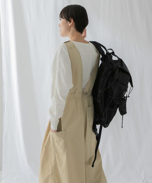 『別注』『撥水/2WAY仕様』GRAMICCI　アクティブナイロンサロペット パンツの2WAY仕様 165cm BEIGE