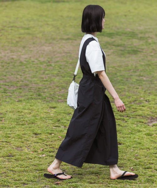 『別注』『撥水/2WAY仕様』GRAMICCI　アクティブナイロンサロペット パンツの2WAY仕様 165cm BEIGE