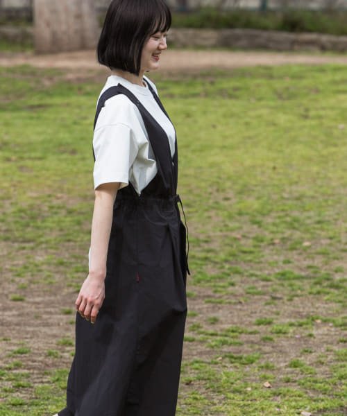 『別注』『撥水/2WAY仕様』GRAMICCI　アクティブナイロンサロペット パンツの2WAY仕様 165cm BEIGE