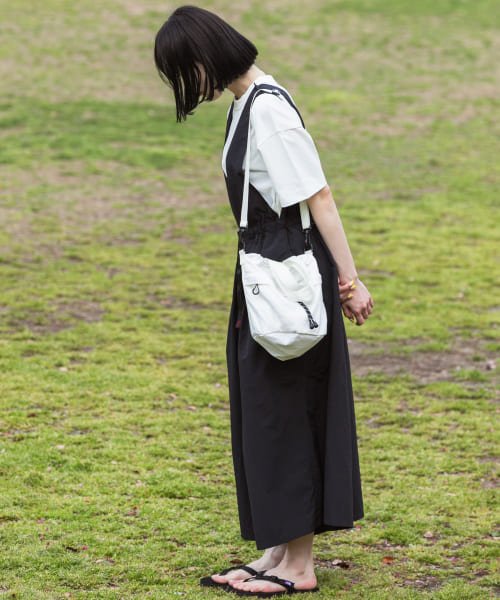 『別注』『撥水/2WAY仕様』GRAMICCI　アクティブナイロンサロペット パンツの2WAY仕様 165cm BEIGE