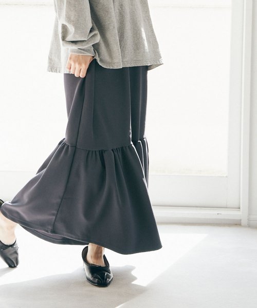 marjour(マージュール)/RIB TIERED SKIRT/img02