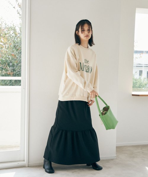 marjour(マージュール)/RIB TIERED SKIRT/img16