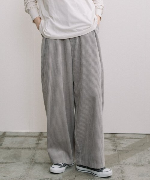 【Liyoca】太コールタックパンツ －手洗い可－ H165 B78 W58 Liyoca 5cm U1687884792(12870円)