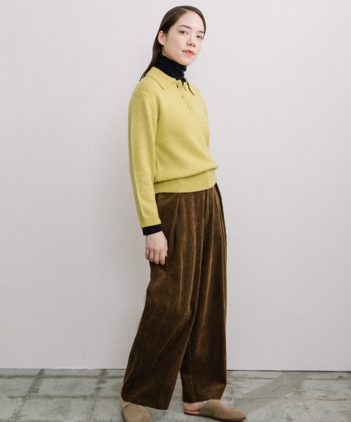 【Liyoca】太コールタックパンツ －手洗い可－ H165 B78 W58 Liyoca 5cm U1687884792(12870円)