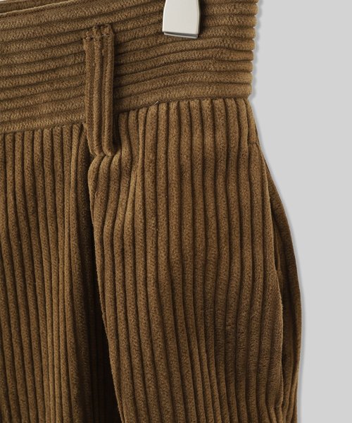 【Liyoca】太コールタックパンツ －手洗い可－ H165 B78 W58 Liyoca 5cm U1687884792(12870円)