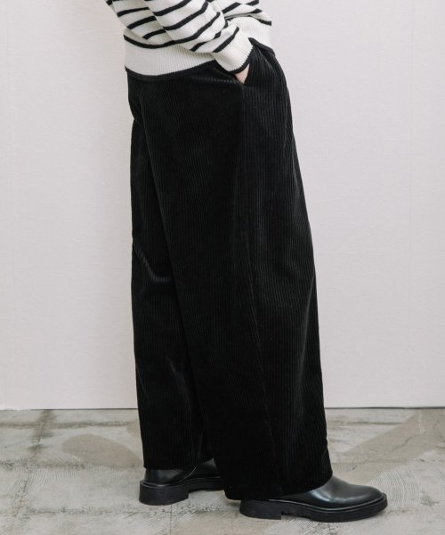 【Liyoca】太コールタックパンツ －手洗い可－ H165 B78 W58 Liyoca 5cm U1687884792(12870円)