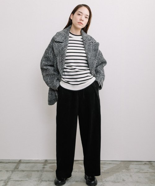 【Liyoca】太コールタックパンツ －手洗い可－ H165 B78 W58 Liyoca 5cm U1687884792(12870円)