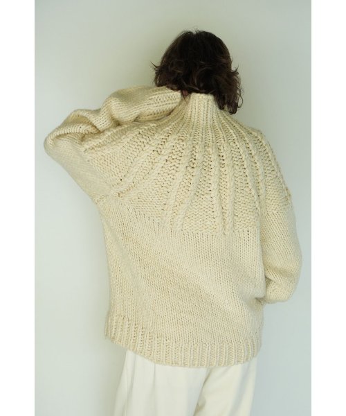 CLANE(クラネ)/CHUNKY CABLE HAND KNIT TOPS/img05
