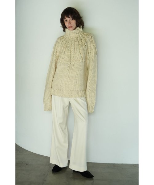 CLANE(クラネ)/CHUNKY CABLE HAND KNIT TOPS/img06