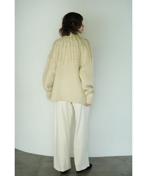 CLANE(クラネ)/CHUNKY CABLE HAND KNIT TOPS/img08