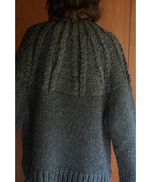 CLANE(クラネ)/CHUNKY CABLE HAND KNIT TOPS/img17