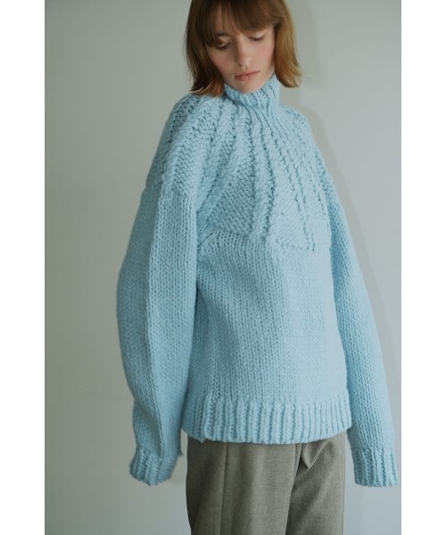 CLANE(クラネ)/CHUNKY CABLE HAND KNIT TOPS/img19