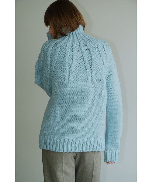 CLANE(クラネ)/CHUNKY CABLE HAND KNIT TOPS/img20