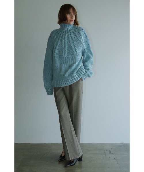 CLANE(クラネ)/CHUNKY CABLE HAND KNIT TOPS/img21