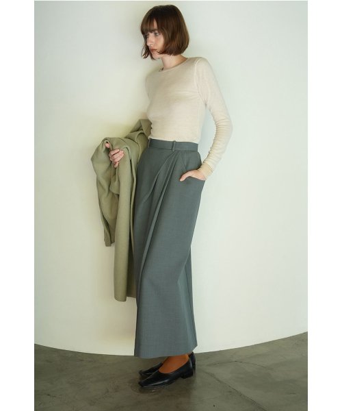 CLANE(クラネ)/ASYMMETRY DRAPE SKIRT/img16