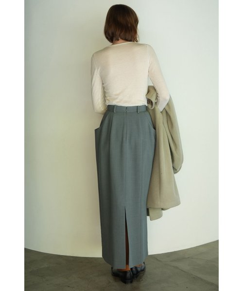 CLANE(クラネ)/ASYMMETRY DRAPE SKIRT/img17