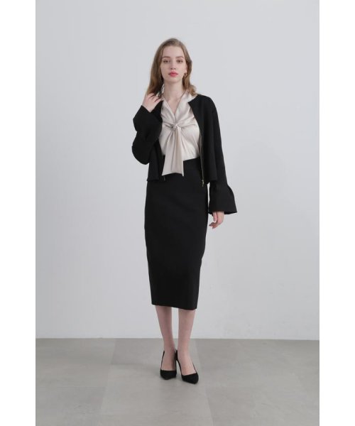 ◆ウエストボタンタイトスカート 