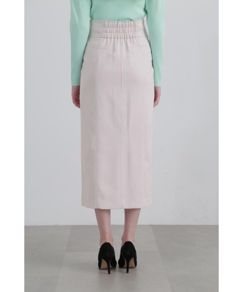 ◆ウエストボタンタイトスカート 