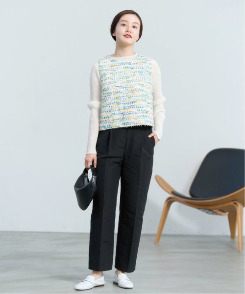 ＆NAVY etique デザインクロップドパンツ 