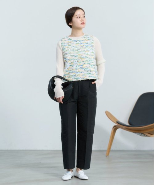 ＆NAVY etique デザインクロップドパンツ 