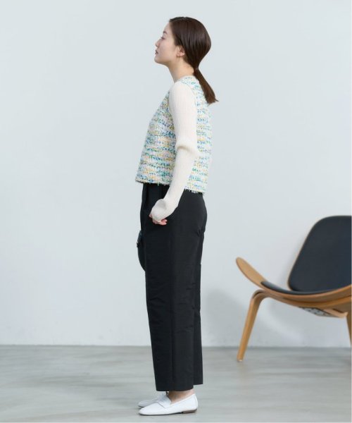 ＆NAVY etique デザインクロップドパンツ 