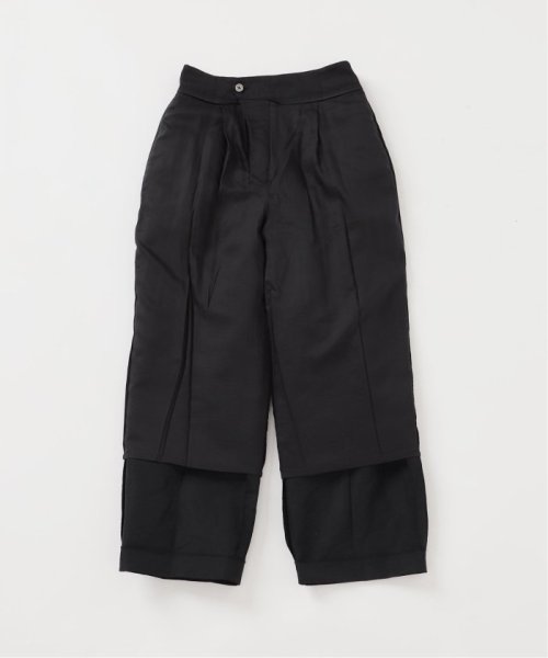 ＆NAVY etique デザインクロップドパンツ 