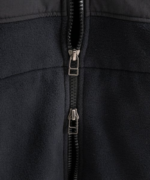 フリースジャケット メンズ レディース アウター ブルゾン スタンドネック オーバーサイズ ビッグシルエット ルーズ ジップアップ ポーラテック クラシック カ 着丈 Upscape 肩幅 身幅 袖丈 メンズ ポーラテック Audience/アップスケープオーディエンス Audience 約74cm