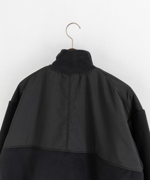 フリースジャケット メンズ レディース アウター ブルゾン スタンドネック オーバーサイズ ビッグシルエット ルーズ ジップアップ ポーラテック クラシック カ 着丈 Upscape 肩幅 身幅 袖丈 メンズ ポーラテック Audience/アップスケープオーディエンス Audience 約74cm