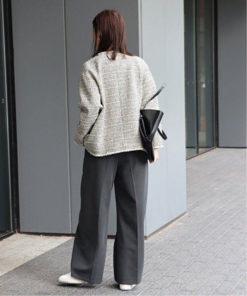 GIOLICA MIXツイードWIDEジャケット 身長 165cm　着用サイズ