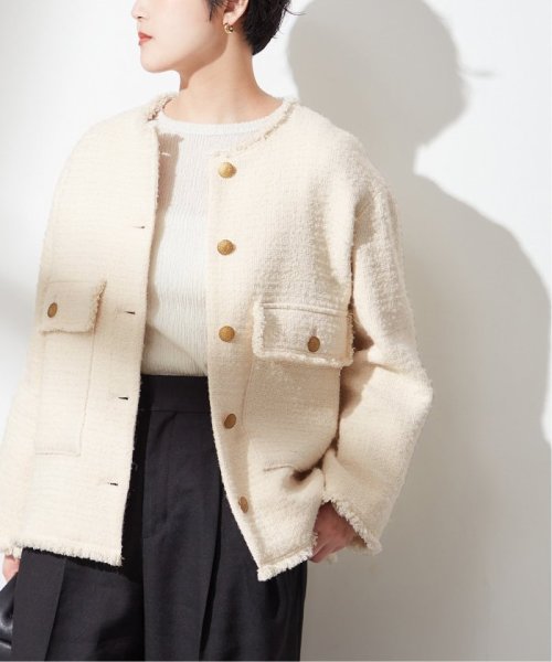 GIOLICA MIXツイードWIDEジャケット 身長 165cm　着用サイズ